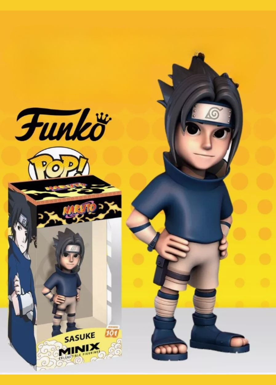 Фигурка Саске Учиха Наруто Naruto Sasuke игровая фигурка статуэтка Миникс 12 см Shantou (296196976)