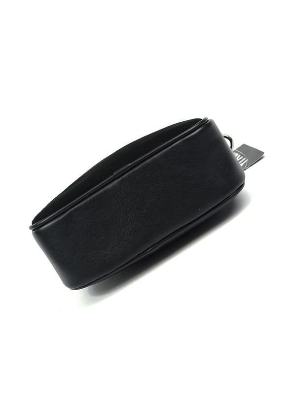 Замшевая черная маленькая женская сумка кросс боди клатч через плечо на три отделения Yirui (290187046)