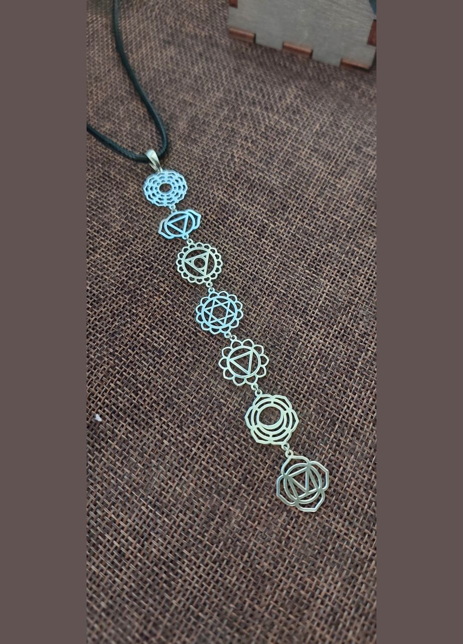 Серебряный браслет 925 пробы Семь чакр. No Brand (328263757)