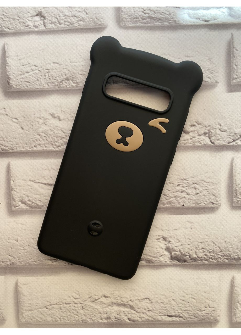 Силиконовый чехол для Samsung Galaxy S10 Plus Мишка Creative (359493732)