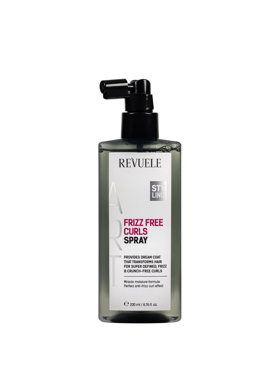 Спрей для укладання кучерявого волосся Frizz Free Curls Spray 200 мл REVUELE (368834051)