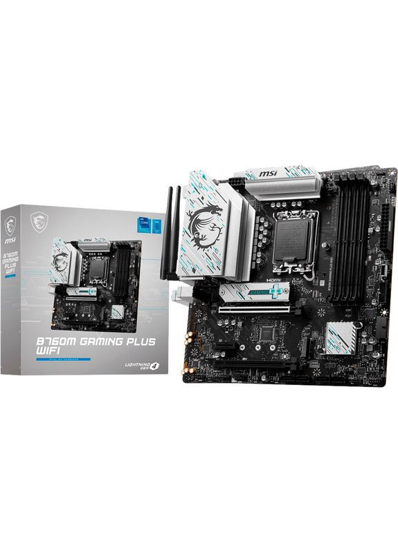 Материнська плата B760M GAMING PLUS WIFI (911-7D99-017) MSI (326065553)