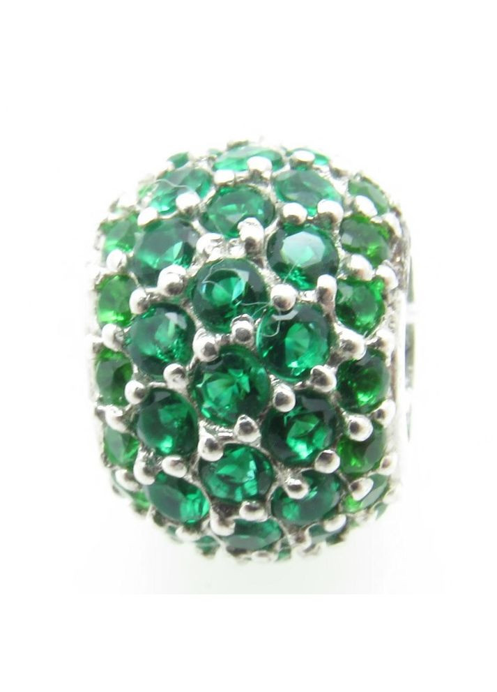 Серебряный шарм "Шарик средний" No Brand (350667104)