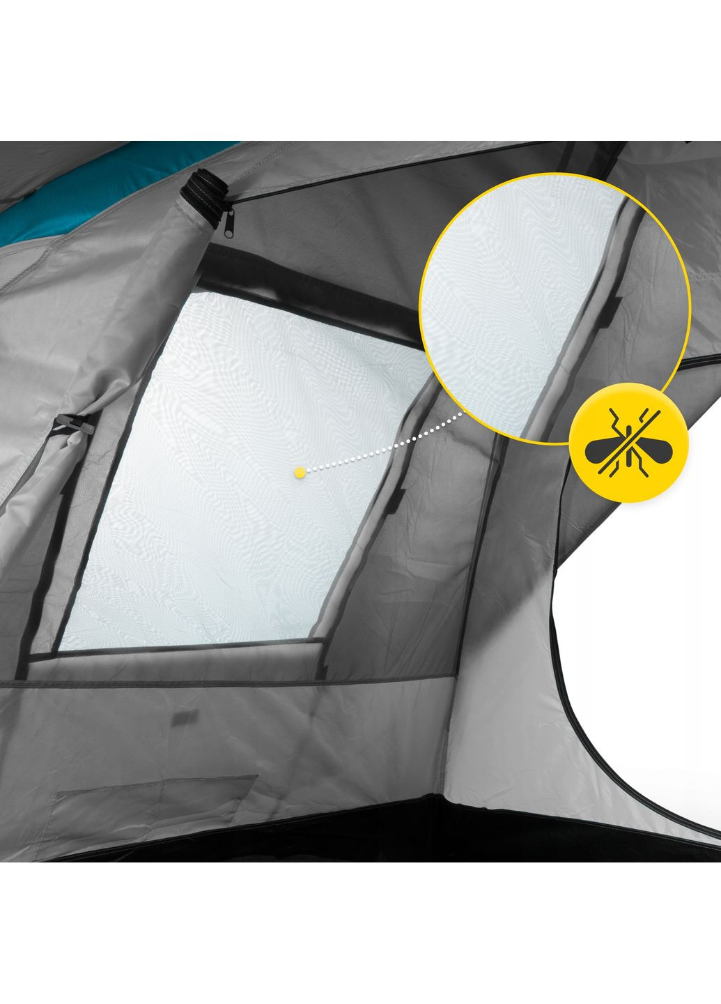 Палатка туристическая Prime Trio 3-местная Grey (P-5905973406581) Mountain Goat (351904592)