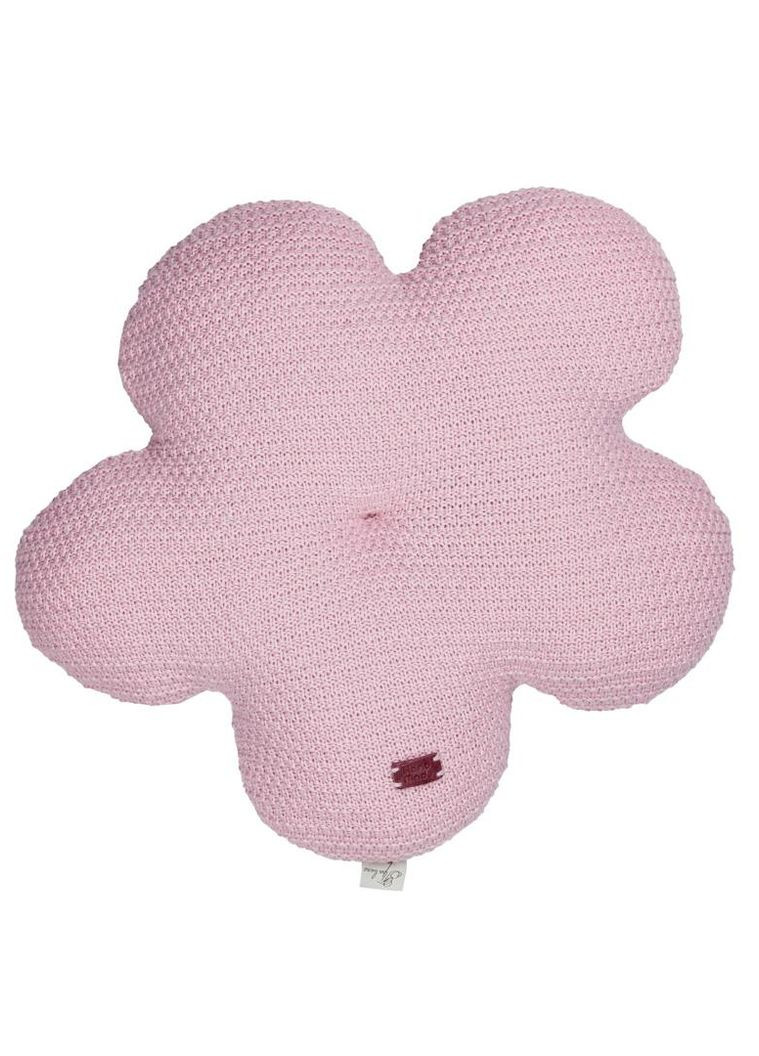 Декоративна подушка Квіточка 40 см рожевий декор для дивана подарунок для дому ProDobro (369365452)