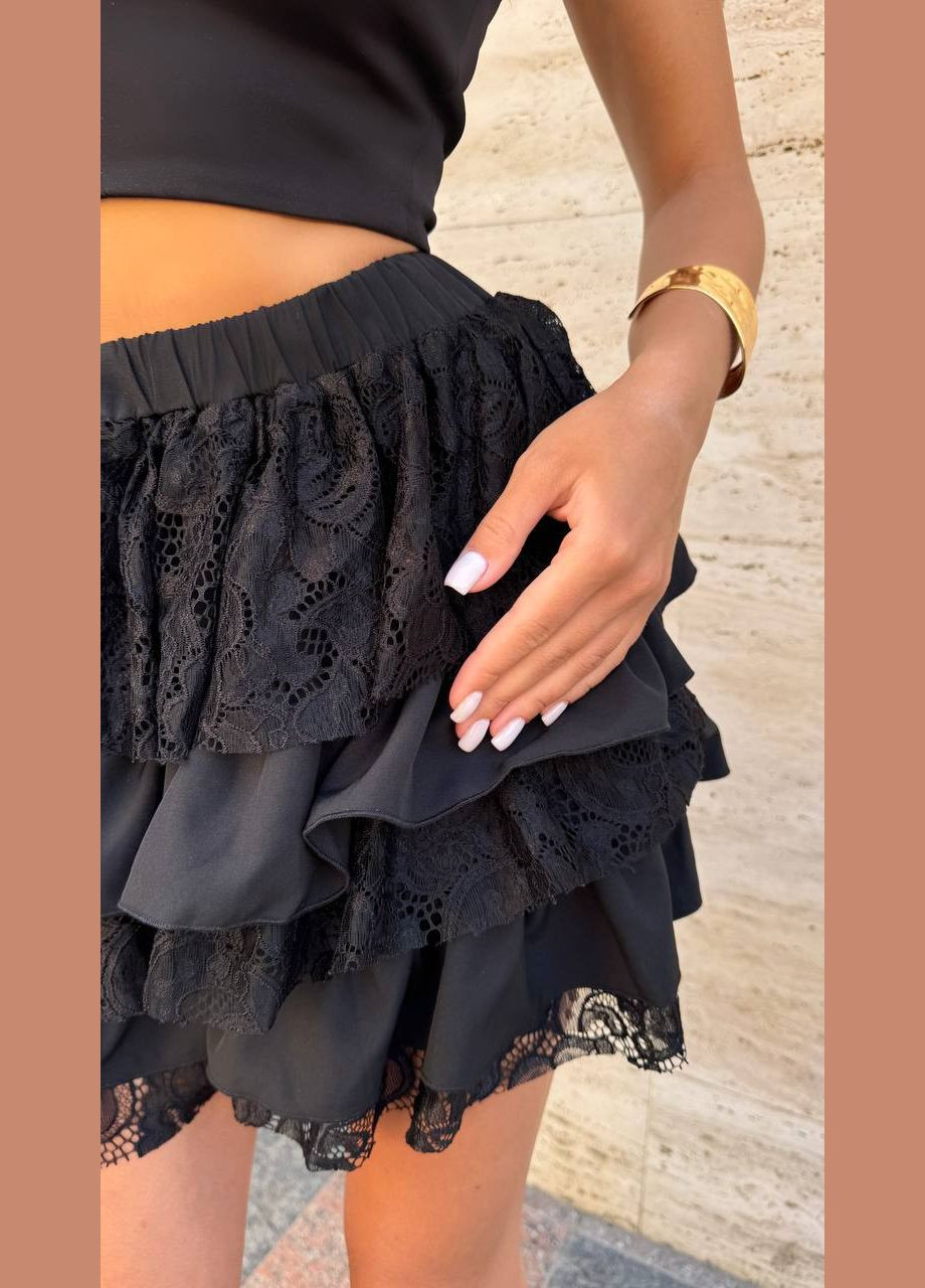 Женская юбка-шорты с рюшами MonCher (346055351)