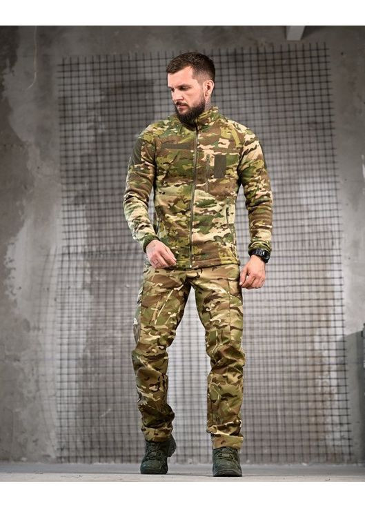 Тактичний чоловічий демісезонний костюм Rip-stop мультикам No Brand