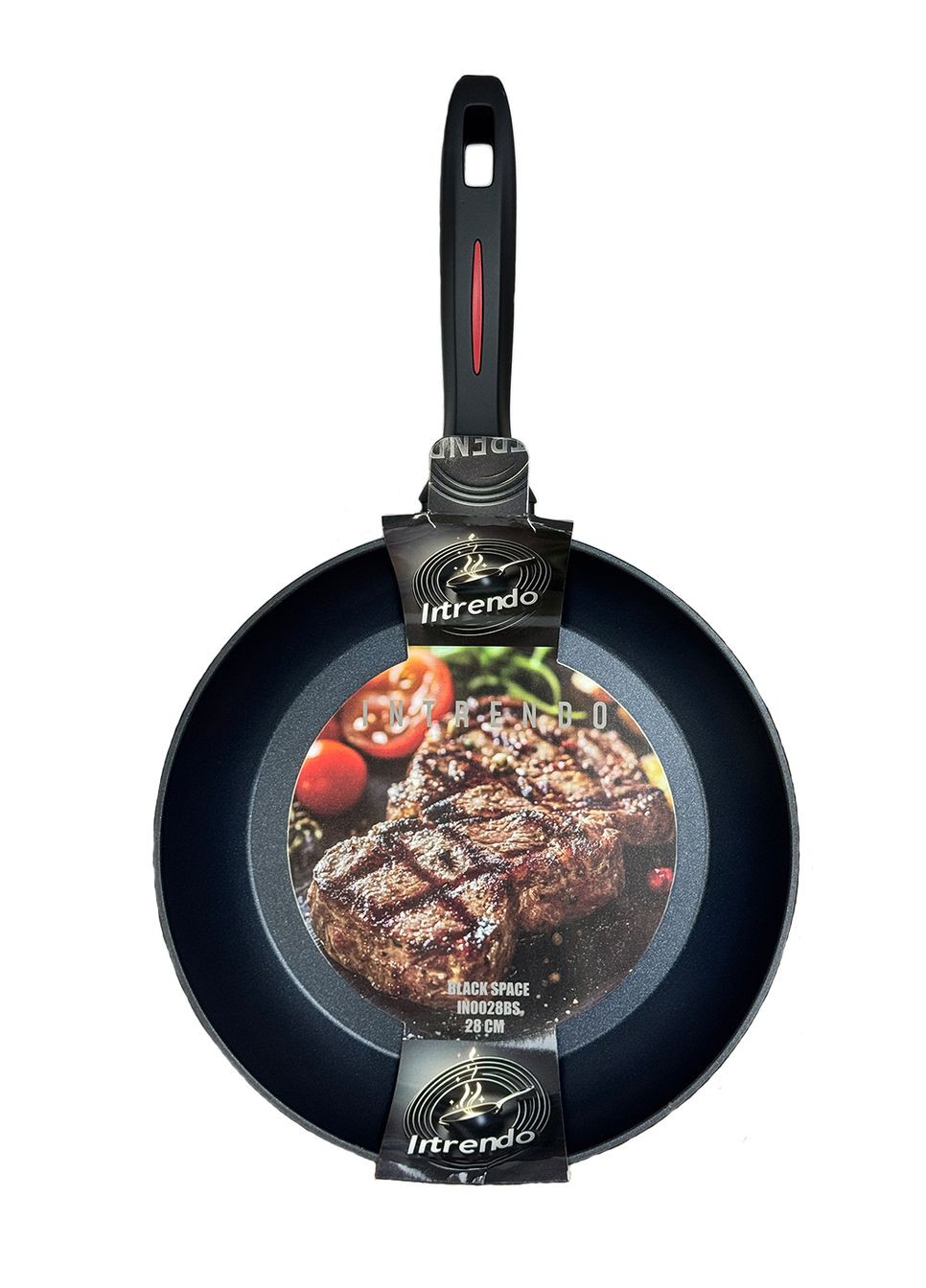 Сковорода 26 см Black Space IN0026BS Intrendo (368576450)