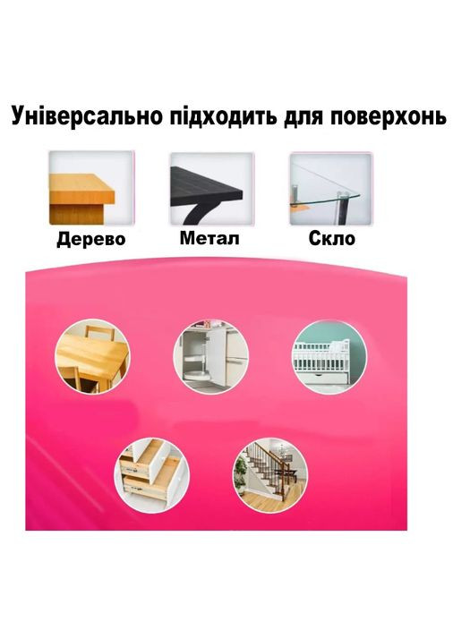 Силиконовые накладки на острые уголки мебели для защиты детей от ударов, прозрачные, круглые, 10шт No Brand (318065797)