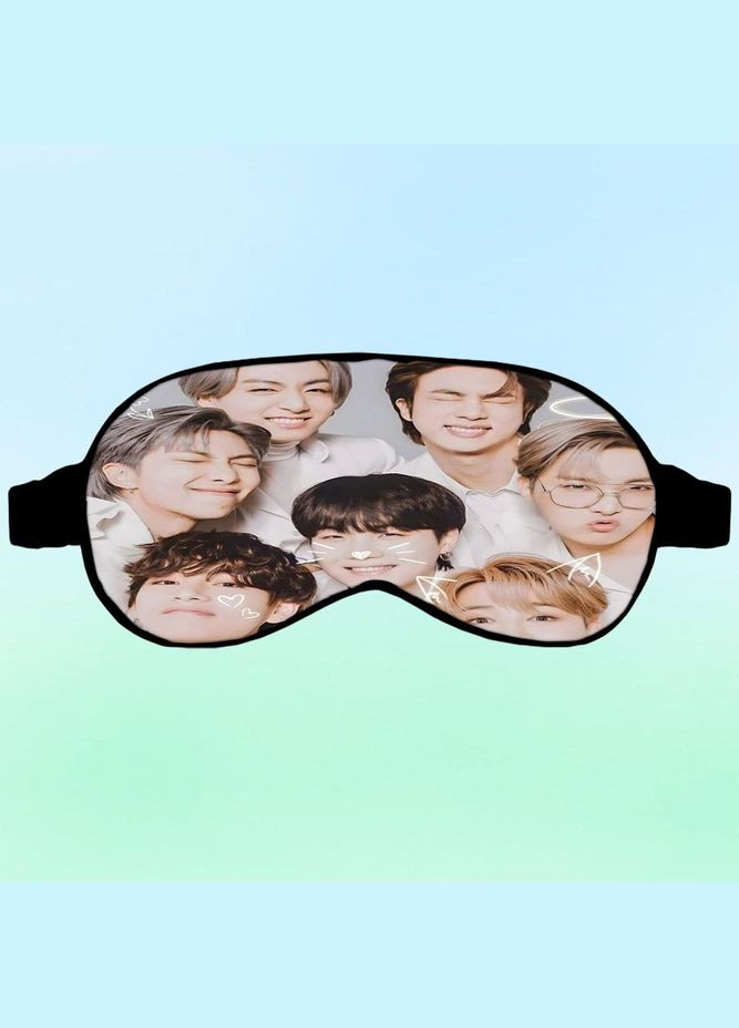 Маска для сна k pop Highlight #003 черная No Brand (315046291)