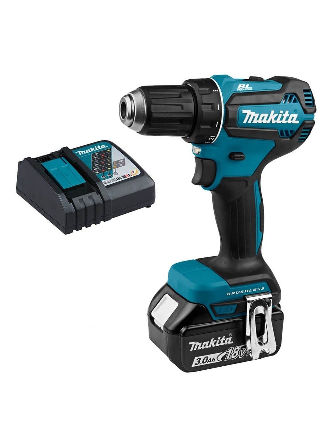 Шурупокрут акумуляторний DDF485 BEO3 (50 Нм, 1.5-13 мм, BL, LXT) Makita (362946890)