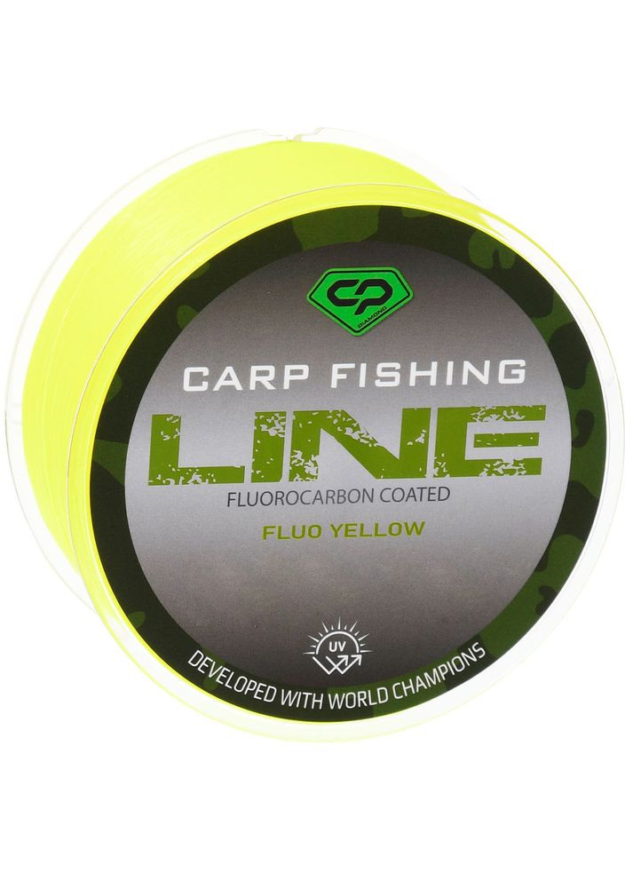 Волосінь Carp Diamond Carp Fishing Line Fluorocarbon Coated Fluo Yellow 1000м 0.331мм CP5110-032 CARP PRO (360862449)