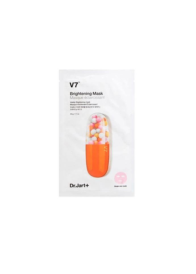 Вітамінізована тканина, що вирівнює тон, маска V7 Brightening Mask, 30 г (8809535809070) Dr.Jart+ (381798484)