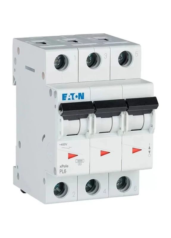 Автоматический выключатель 3-п. М3 С 63А PL6 6кА EATON (399288006)