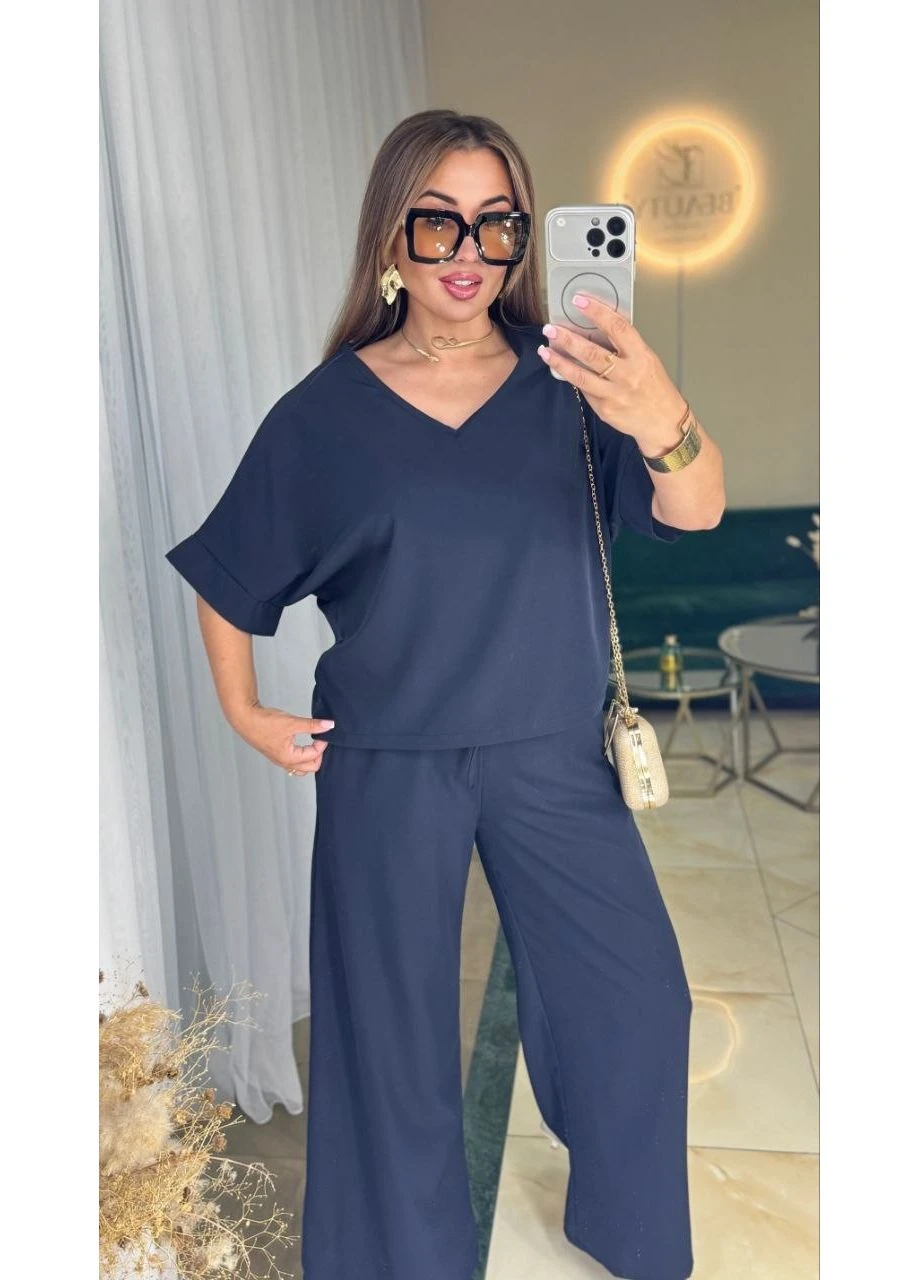 Костюм жіночий прогулянковий блуза+брюки Fashion (400312706)
