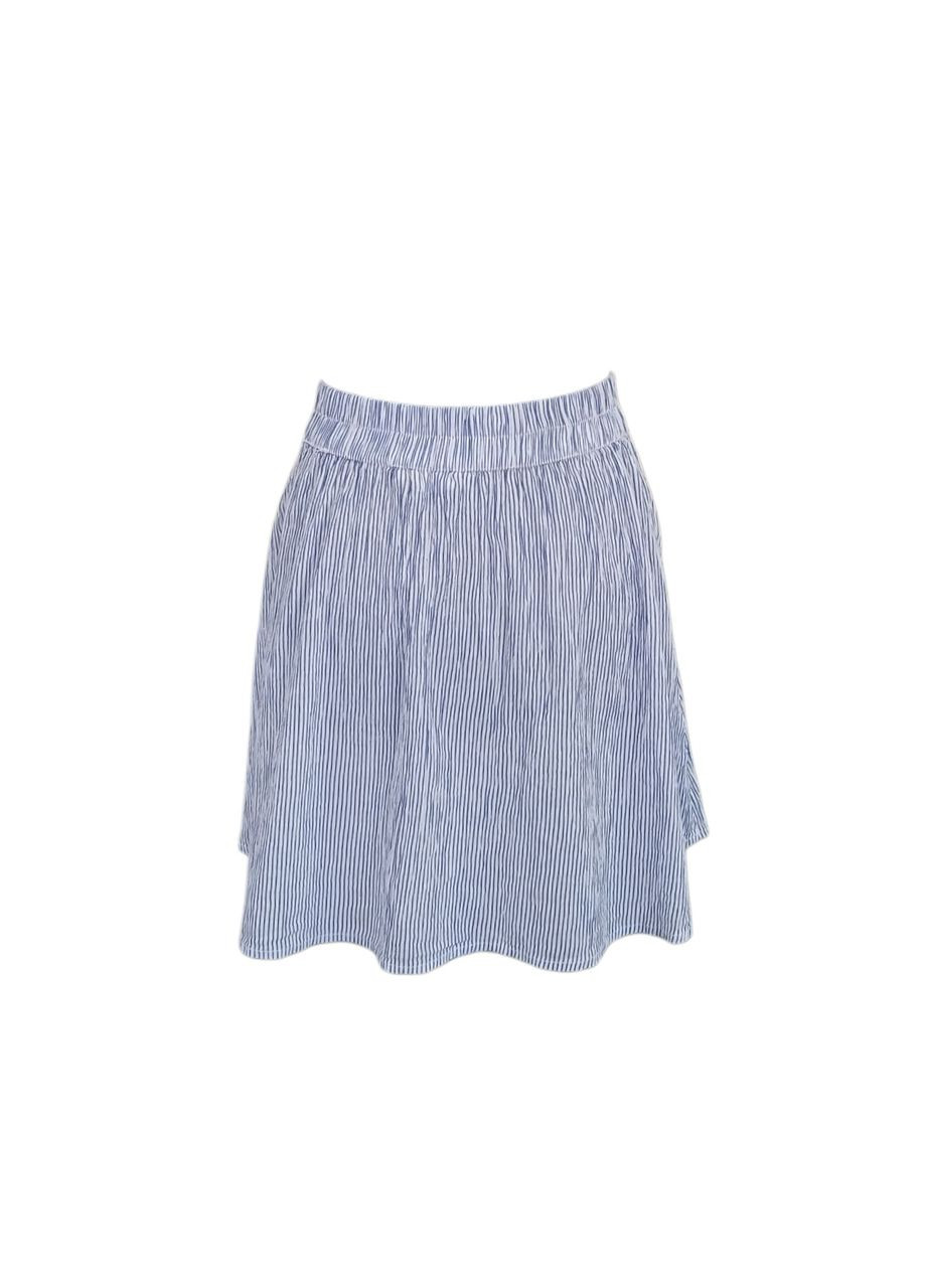 Синяя в полоску юбка H&M