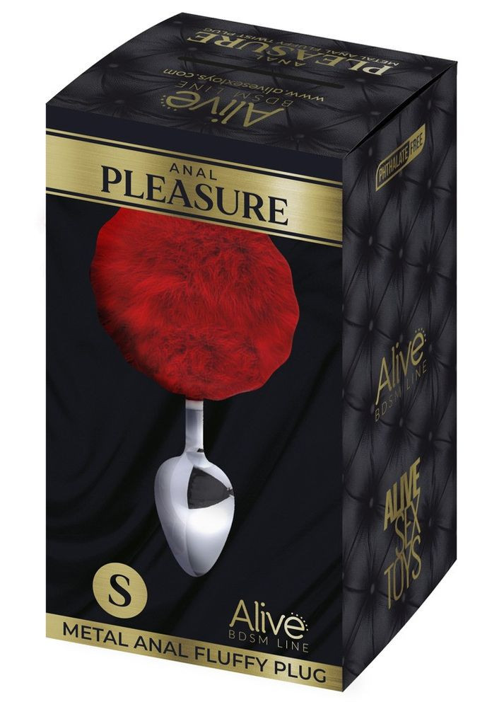 Alive Metal Anal Fluffy Plug S Drive Orion (322183614)