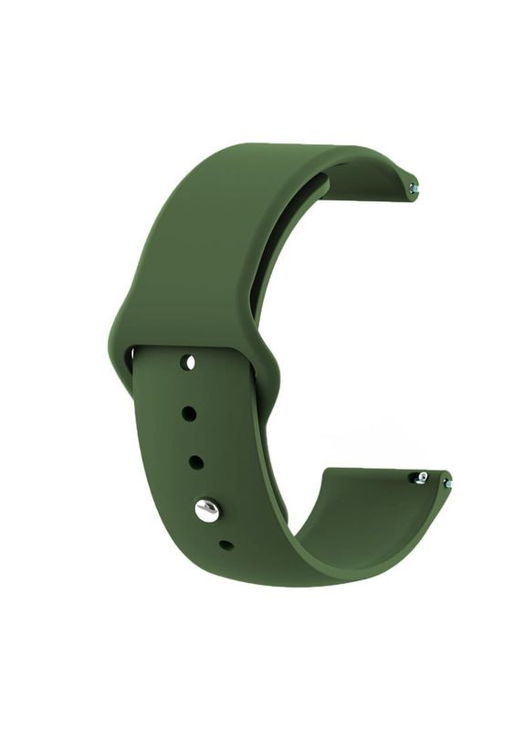 Силиконовый ремешок для Samsung Galaxy Watch 46mm/Watch 3 45mm/Gear S3 Classic/Gear S3 Frontier Green (706327) BeCover (341491344)