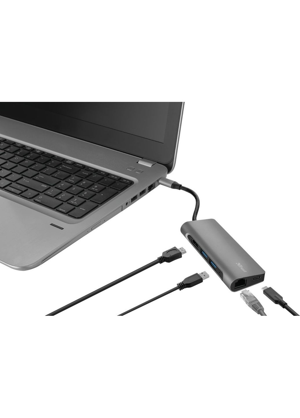 USBхаб DALYX 7-IN-1 USB-C ALUMINIUM Trust (315349431)