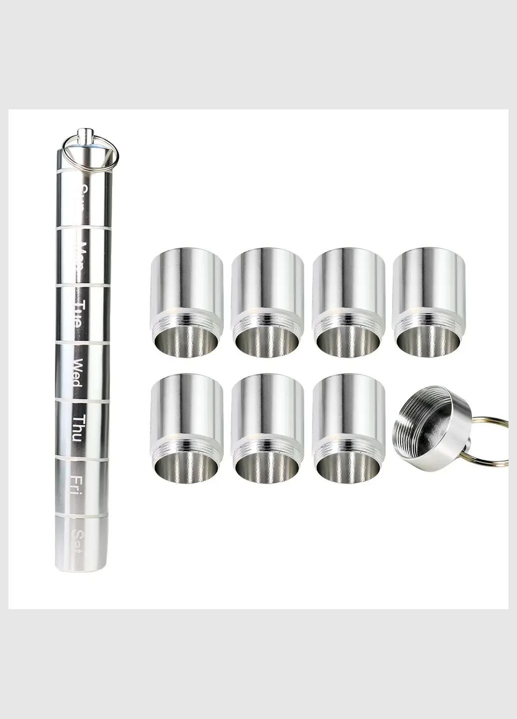 Контейнер для таблеток / Органайзер для хранения лекарства в неделю 7 дней No Brand (318359469)