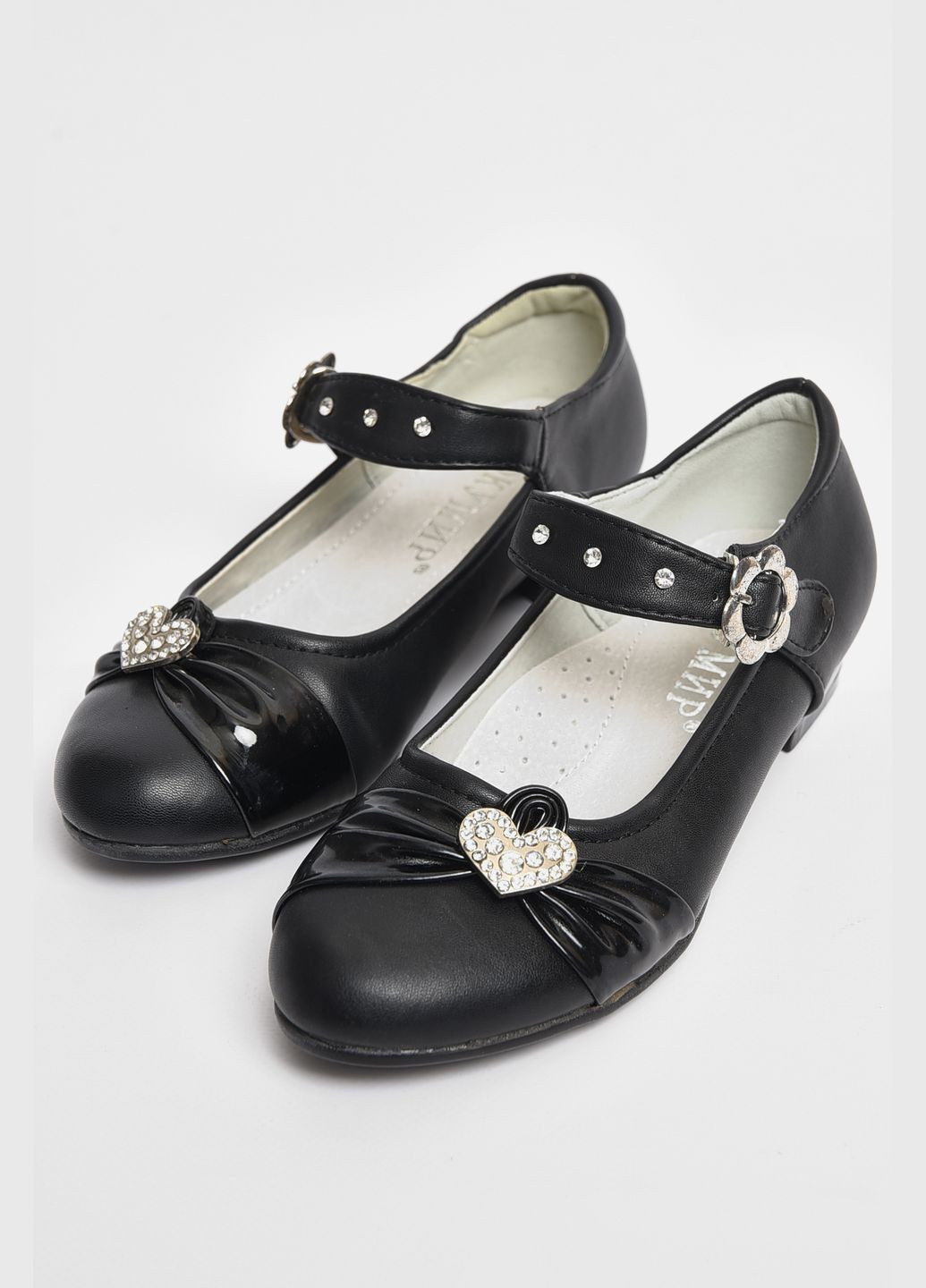 Туфлі для дівчинки чорного кольору Let's Shop (289456850)