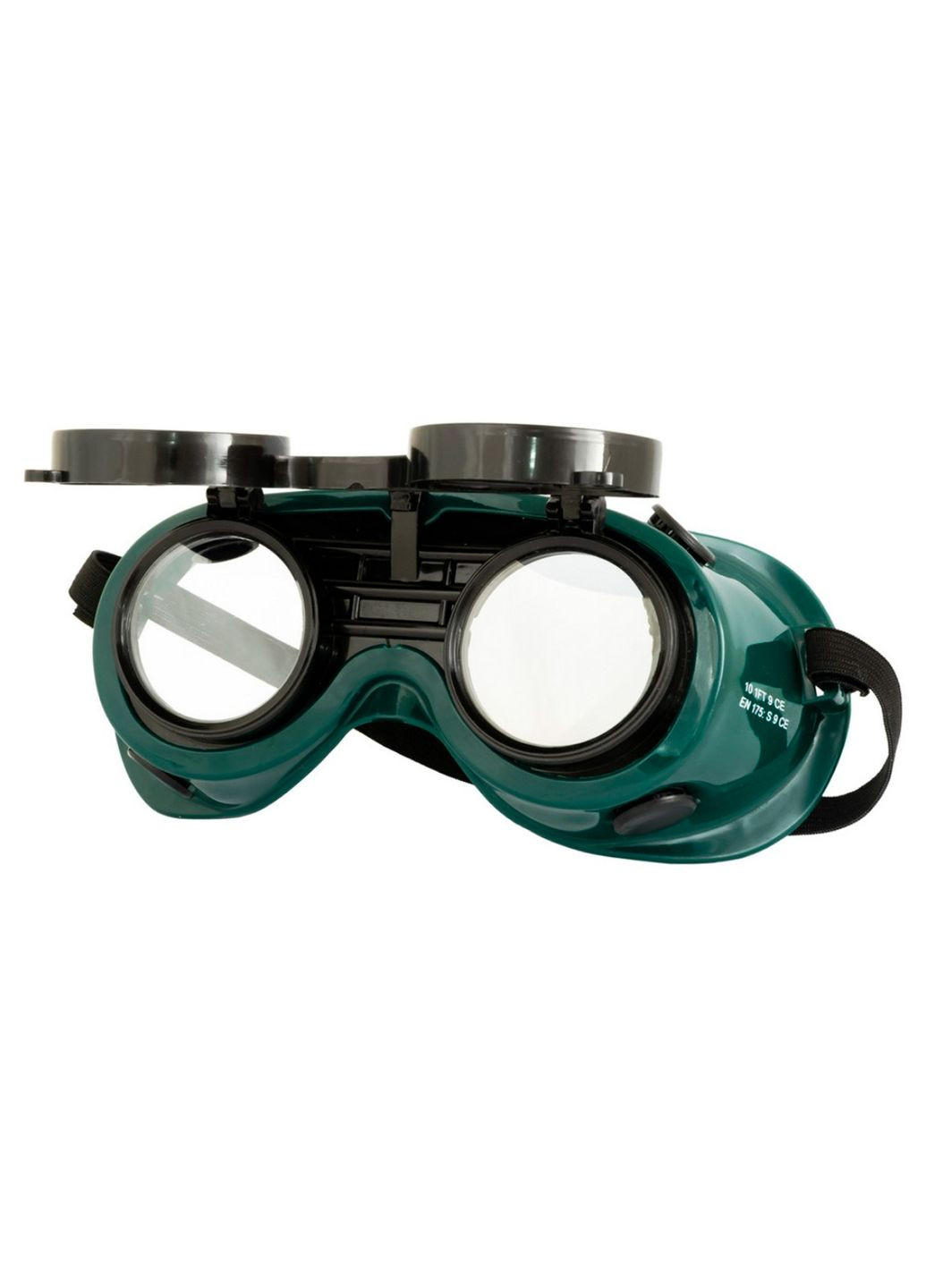 Окуляри зварювальні захисні круглі полікарбонатні з відкидними лінзами для захисту від ультрафіолету Mastertool (332204684)