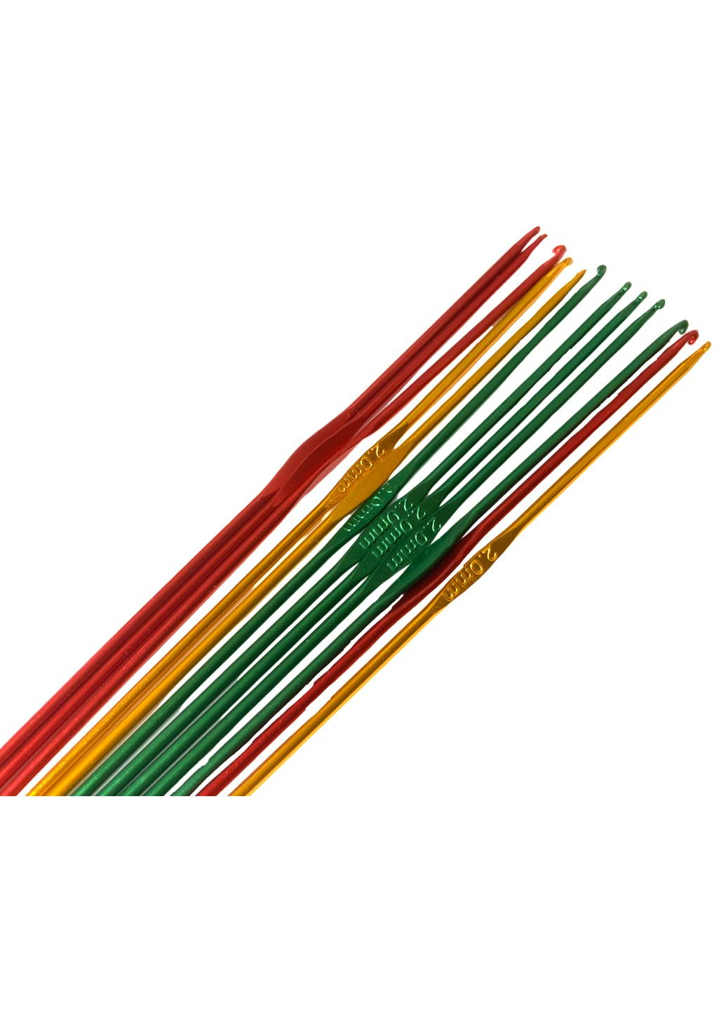 Крючок для вязания металлический цветной №2/15см FROM FACTORY KС02 (335396661)