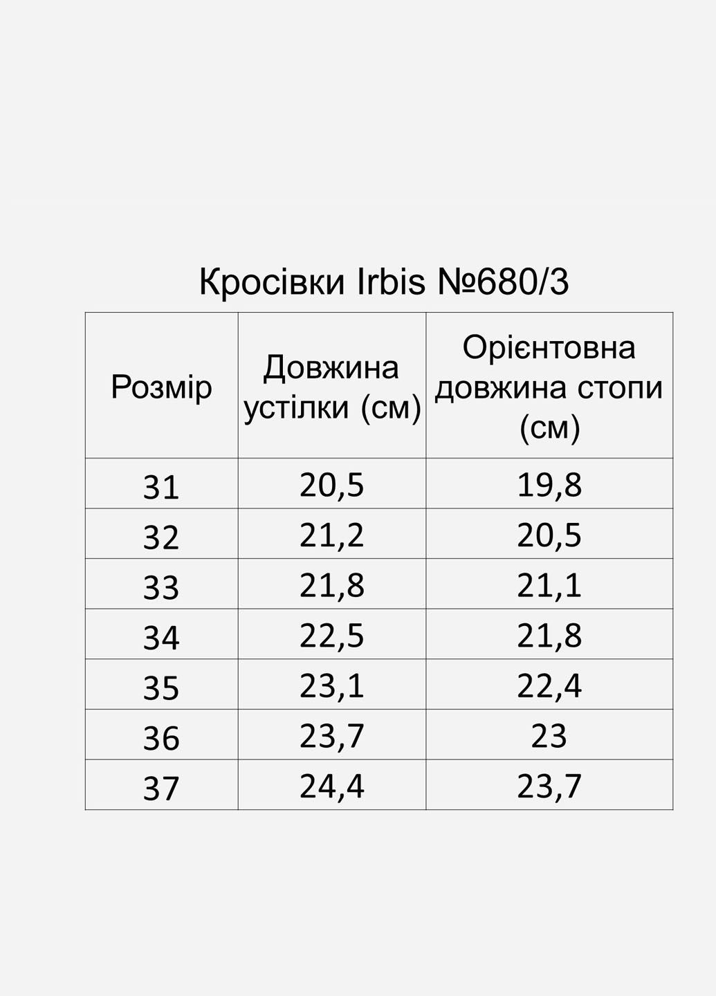 Кольорові кеди для хлопчика Irbis 680-3