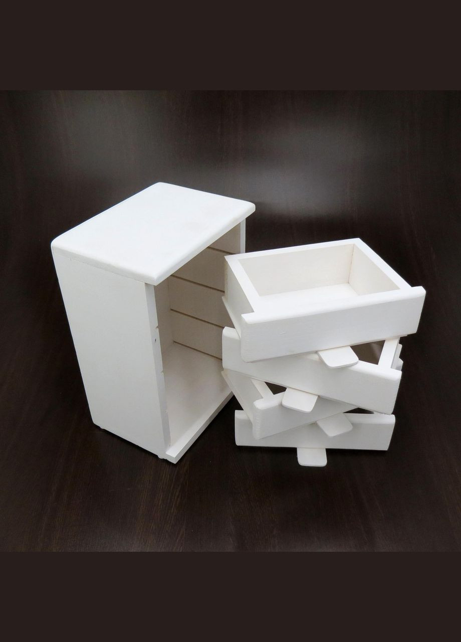 Мини-комод из дерева Лумпур зефир (МНК-000120) No Brand (328228385)