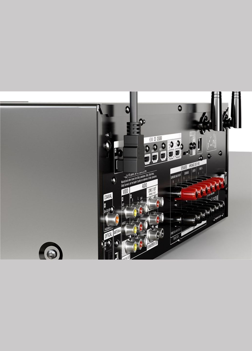 Кабель моніторасигнальний HDMI M/M 1.5m HS+HEC+ARC 90°вниз 4K@30Hz Gold (75.03.4286) Goobay (302891086)