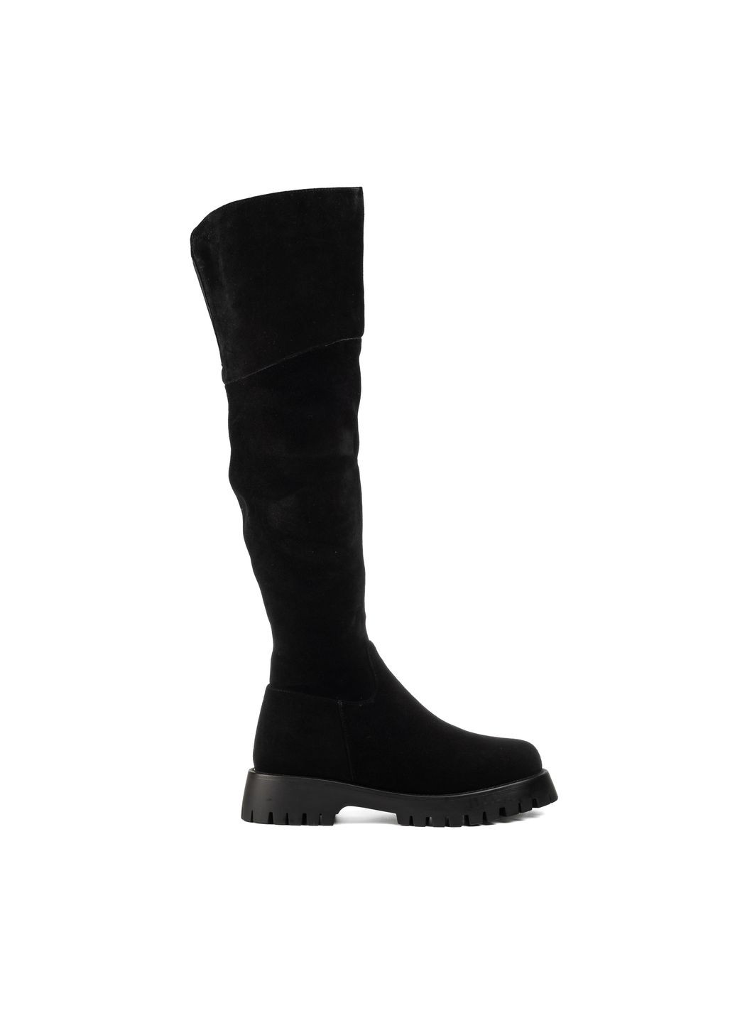 Черные осенние ботфорты (1729ца) Melanda.M