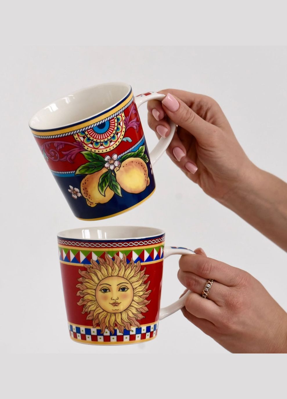 Кружка фарфоровая 450мл Sicilia No Brand (325608797)