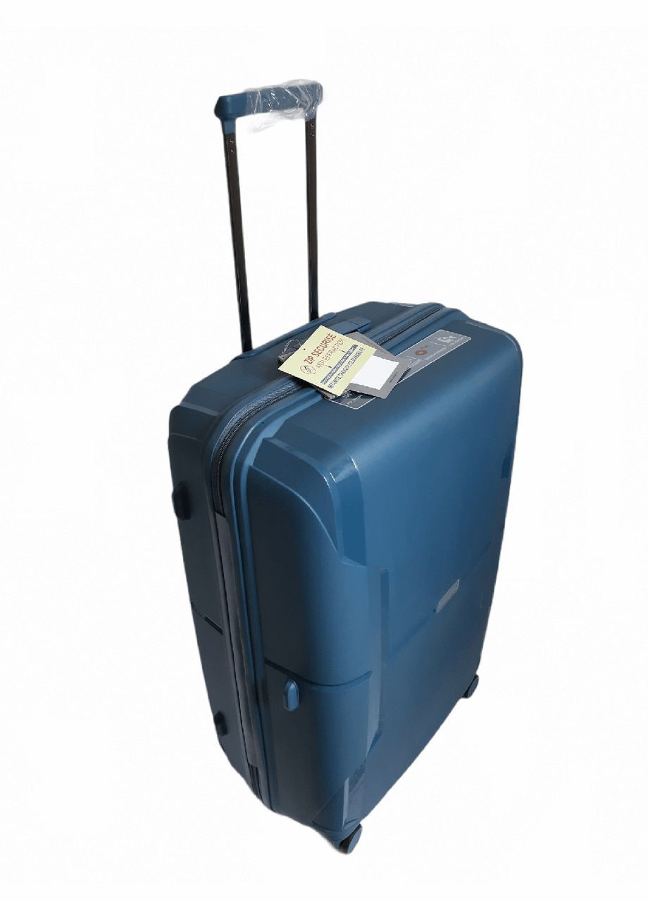 Чемодан дорожный Гигант (XL) Полипропилен Airteх 245 108л 77х52х31см Синий (Blue) AIRTEX (297643700)