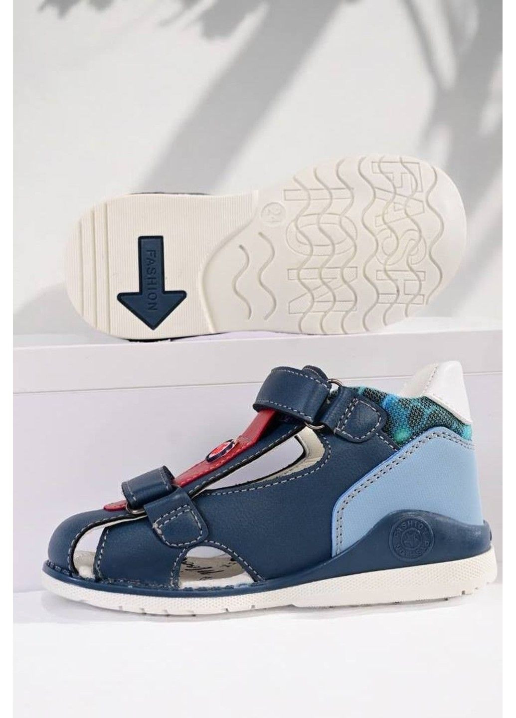Синие босоножки детские ytop синие (h1929-27) Y Top