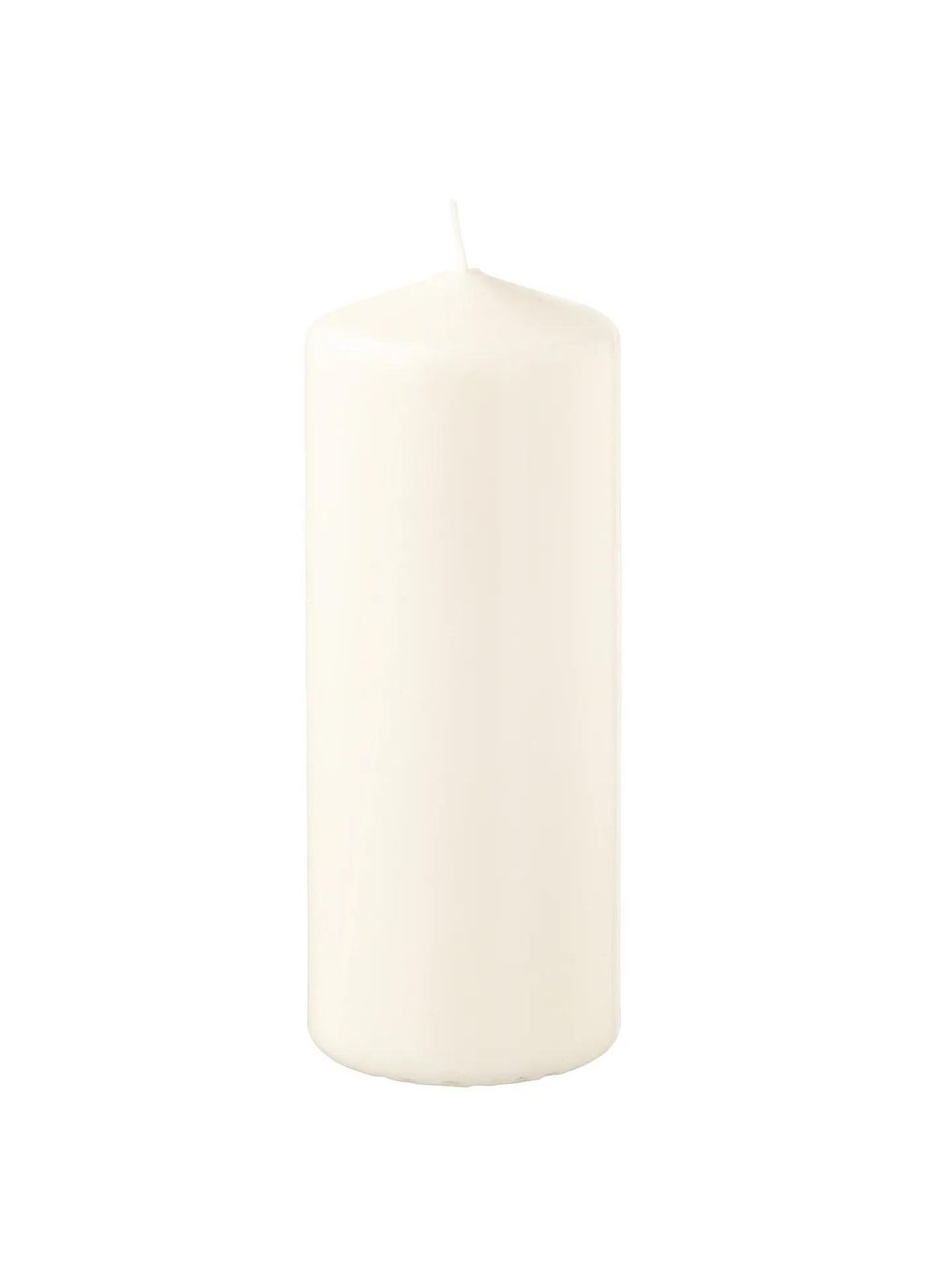 Блочна свічка без запаху ІКЕА FENOMEN 14 см природний (20528411) IKEA (268023975)