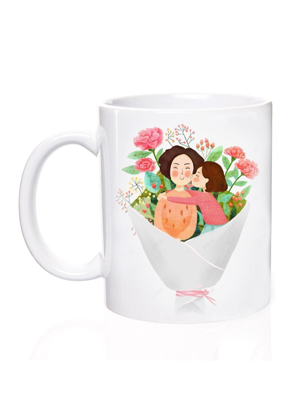 Чашка для мамы, белая 330 мл, love mom No Brand (301134426)