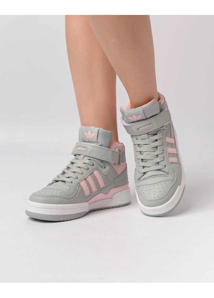 Рожеві кросівки grey pink w No Brand Forum 84 Mid