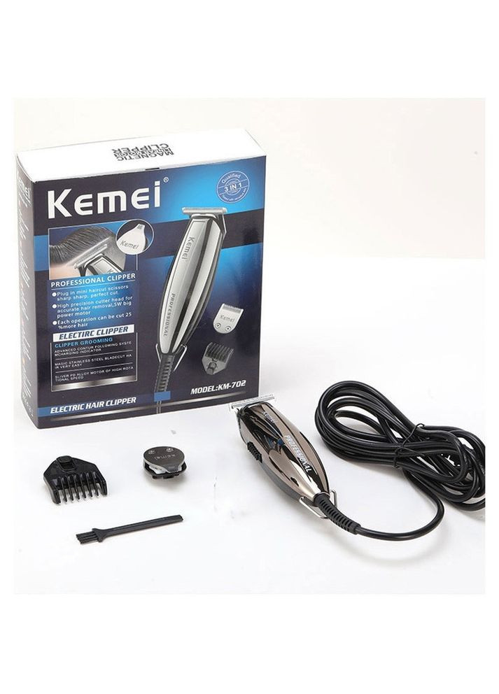 Машинка тример для стриження волосся бороди голови тіла 3в1 KM 701 Pro Kemei (312486070)