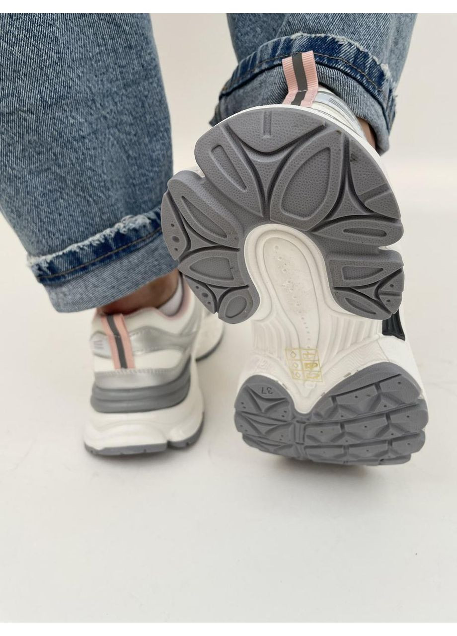 Жіночі стильні кросівки білі (B007) No Brand білі демісезони (360965436)