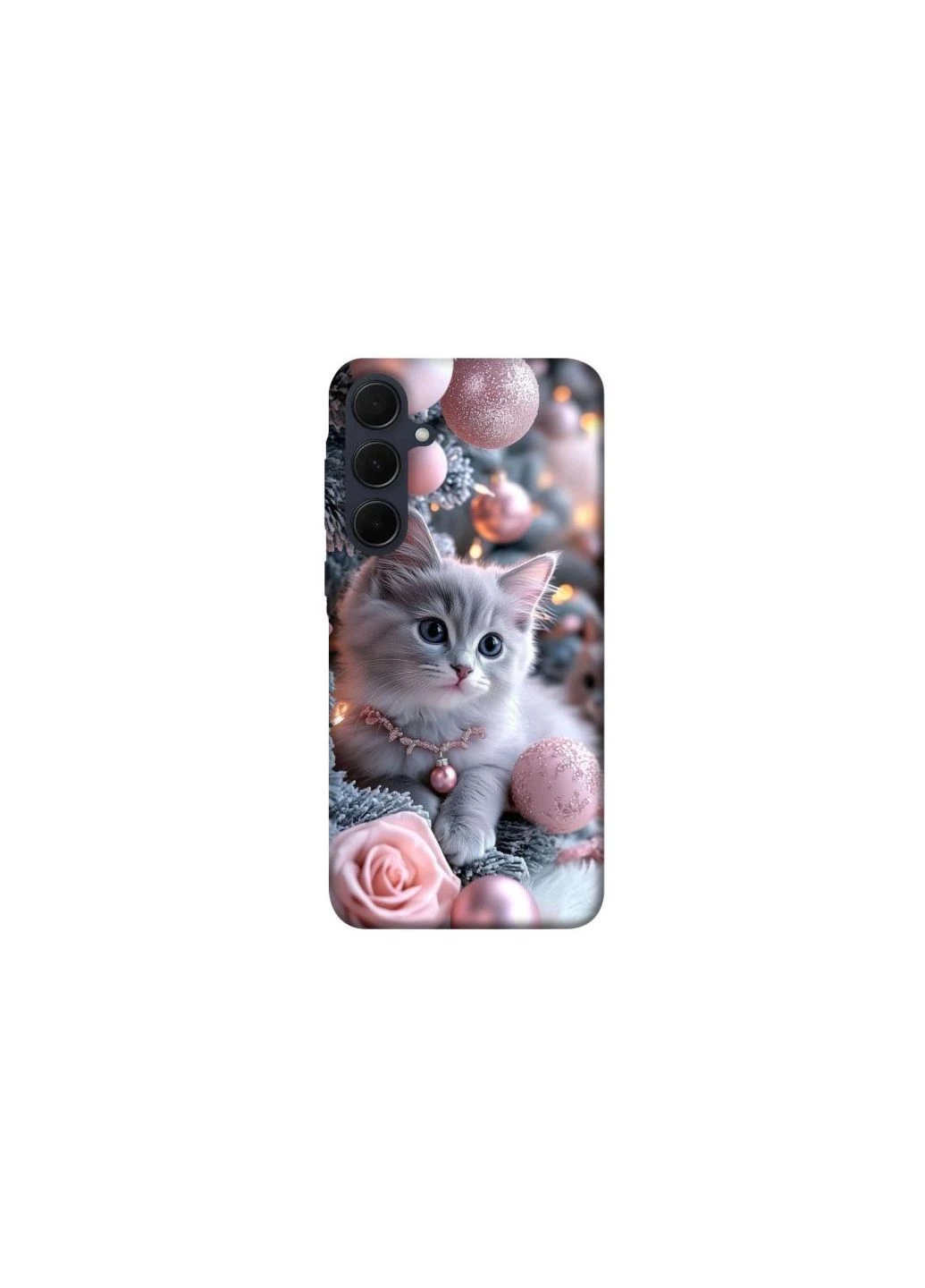 Чехол на Samsung Galaxy A55 Christmas Kitty Frontalka (375900801)