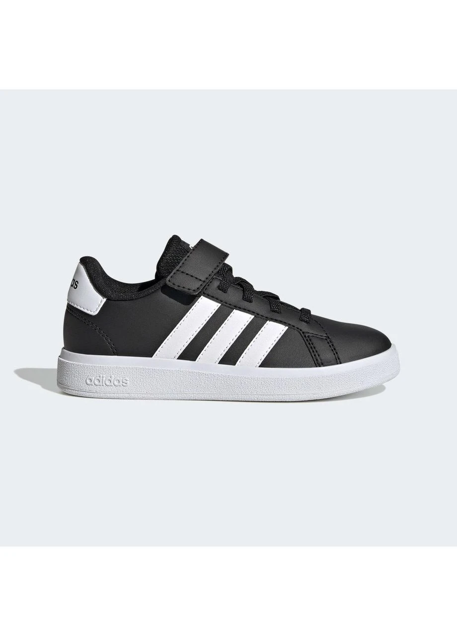 Чорні кросівки grand court black gw6513 демісезон adidas