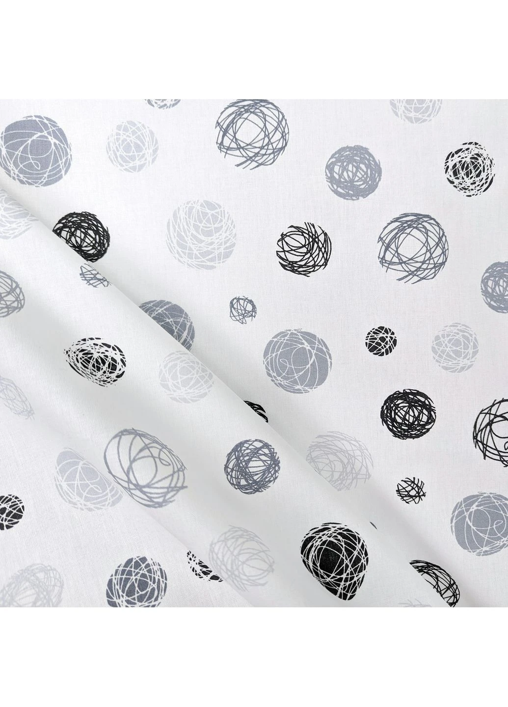 Полуторное постельное белье с простыней на резинке YARN BALLS CS2 (4822052124840) Cosas (392830067)