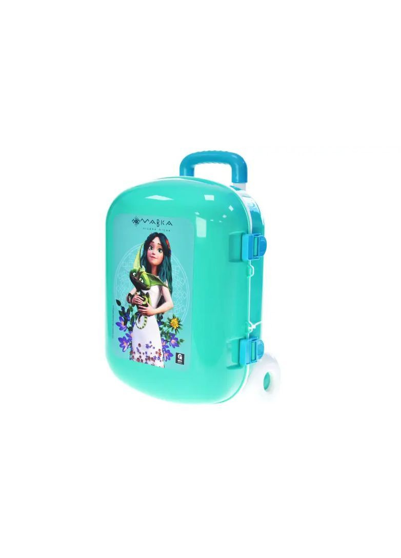 Дитячий валізка Мавка пластиковий для подорожей в асортименті QB001-201 qbee Різ4461 (370651871)