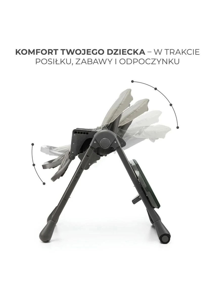 Стільчик для годування 2 в 1 Tummie Grey, 5902533925049 Kinderkraft (362540921)