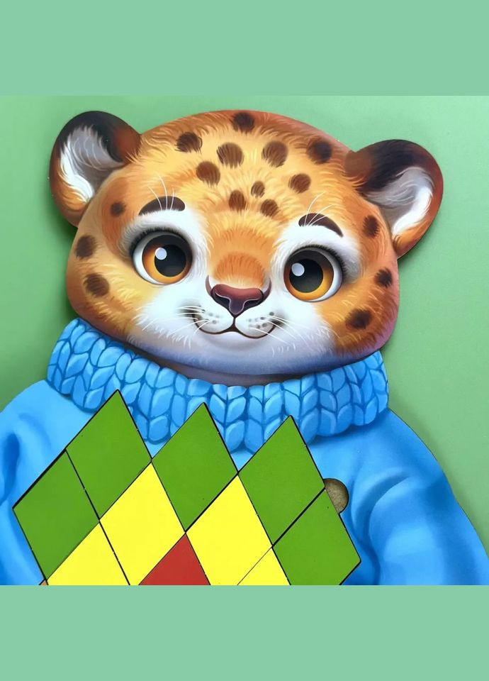 Развивающий пазл-вкладыш "Гепард" (ПСД289) PSD289 Ubumblebees (343275398)