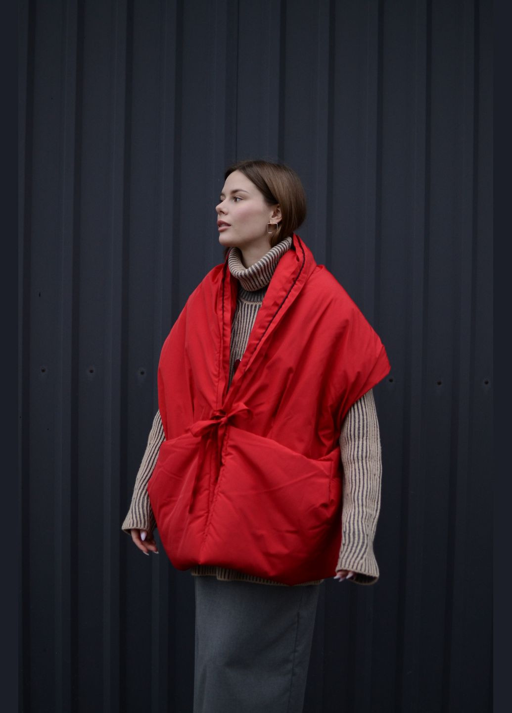 Жилетка з відстібним капюшоном HOCHUSOBITAKE (315922096)