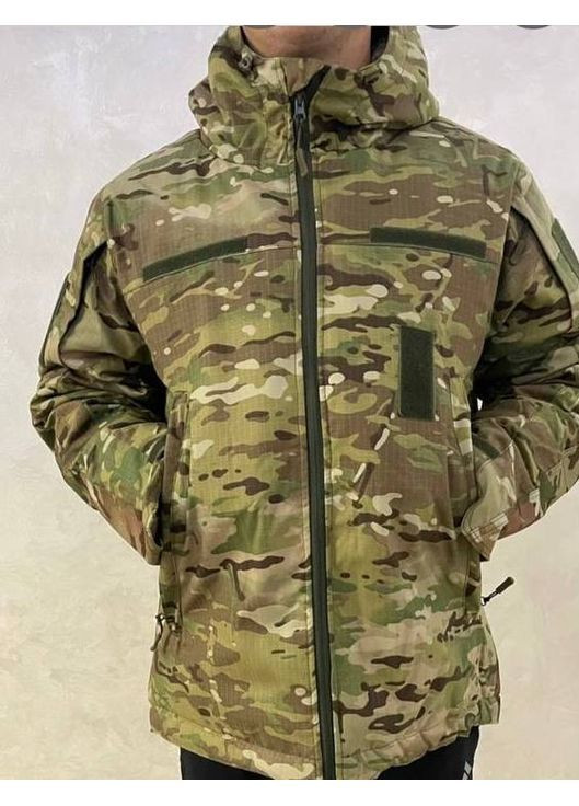 Зимова тактична куртка ріп - стоп з утепленням Omni-Heat з водовідштовхуючими вставками на ліктях та спині Мультикам No Brand (363136714)