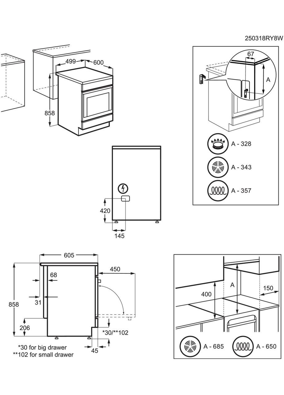 плита электрическая lkr564275k Electrolux