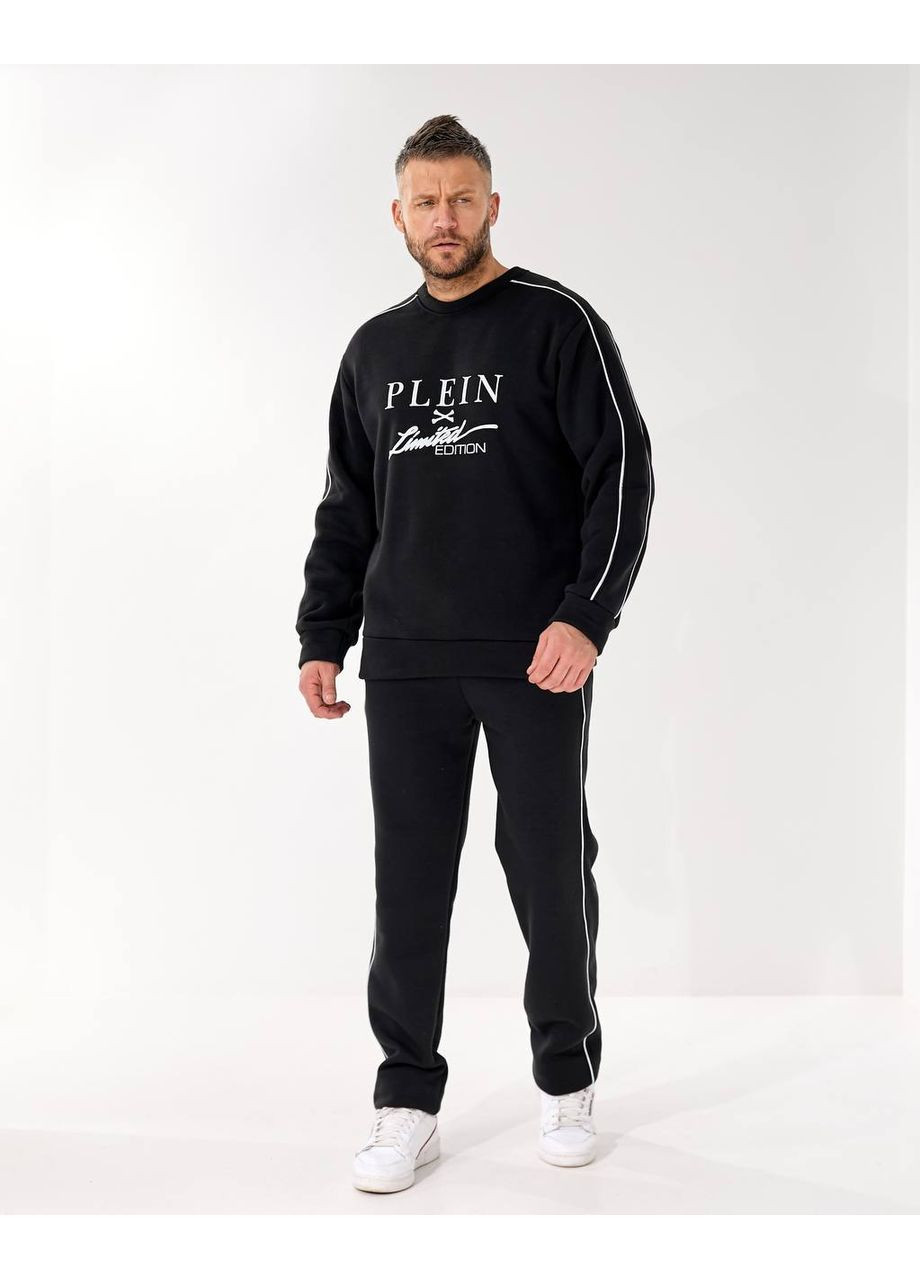 Костюм чоловічий з тринитки на флісі — теплий та зручний (заміри в описі) DK/DL Мода без кордонів (369503803)