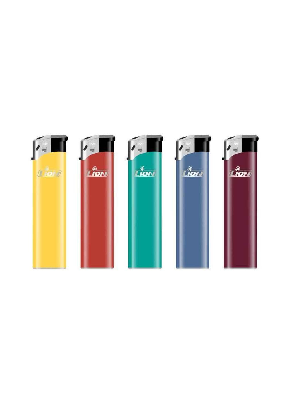 Запальничка кишенькова одноразова LP39 Кольорова CR ТМ Lion (304263147)